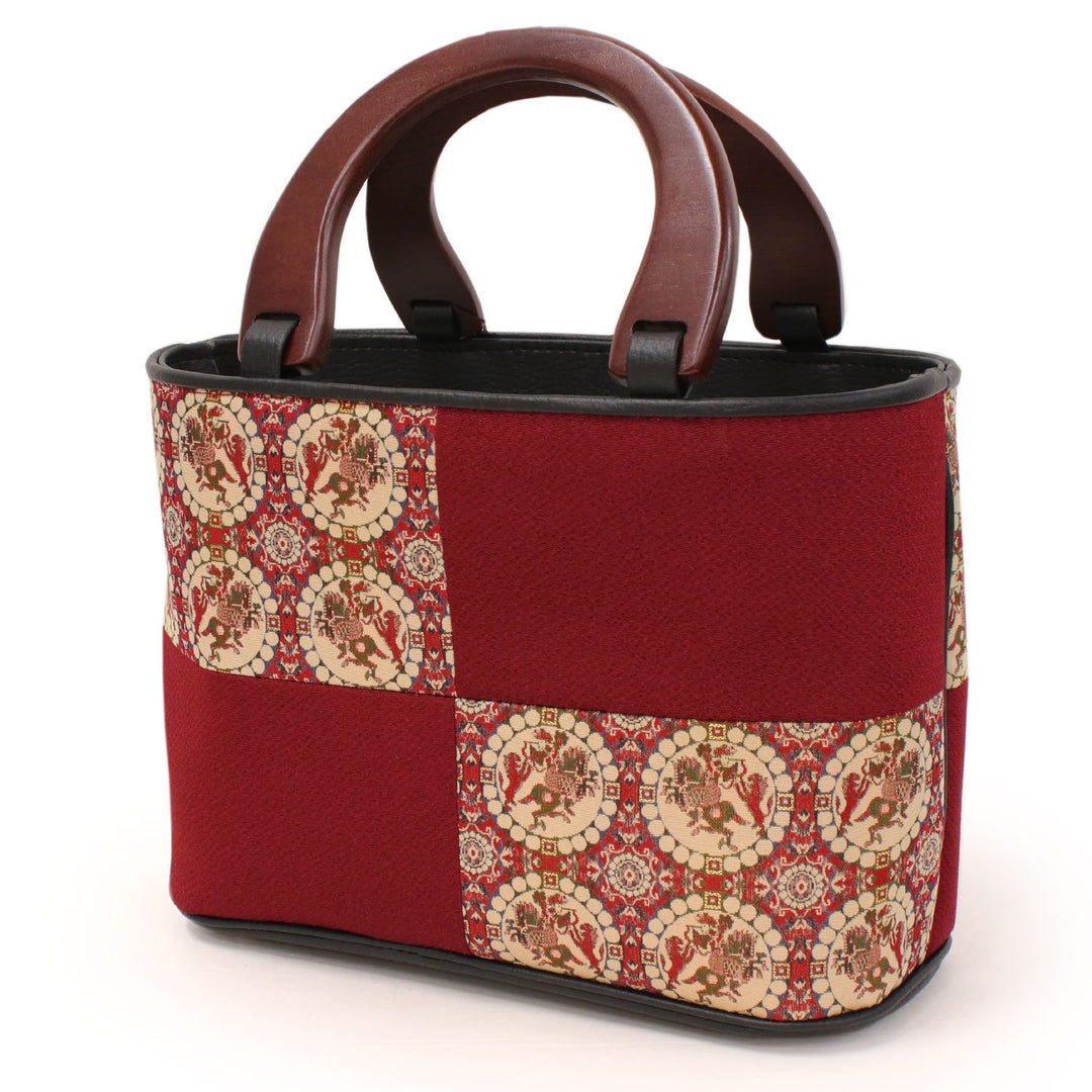 Japanese Kimono Silk Hand Bag - Tatsumura Textile