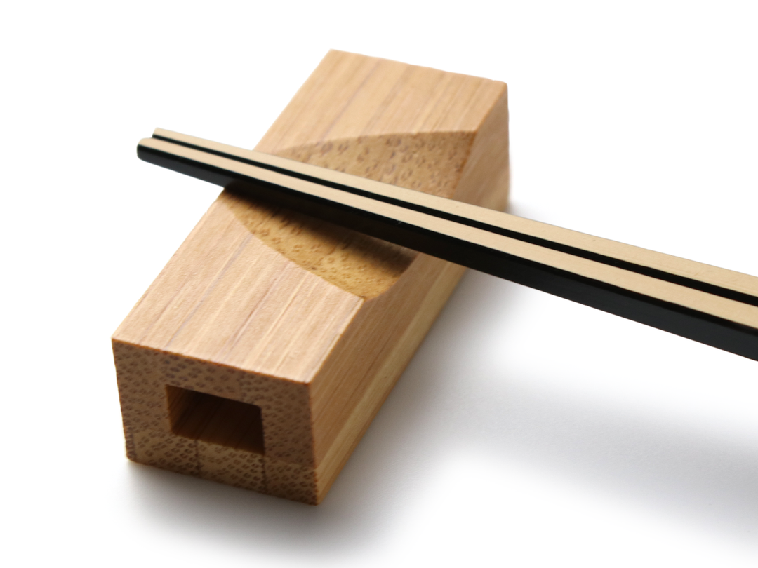 Bamboo / Hinoki Cypress Hashioki Utensil Chopstick Rest Holder