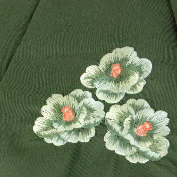 Women's Japanese Kimono Hakama Skirt Camellia Point Embroidery