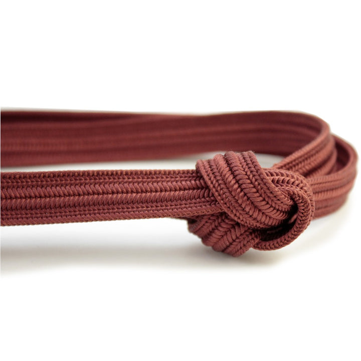 Silk Obijime Cord, Kakishibuzome;Persimmon Astringent Dyeing -14 colors