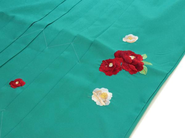 Women's Japanese Kimono Hakama Skirt Camellia Embroidery, Hakama Only