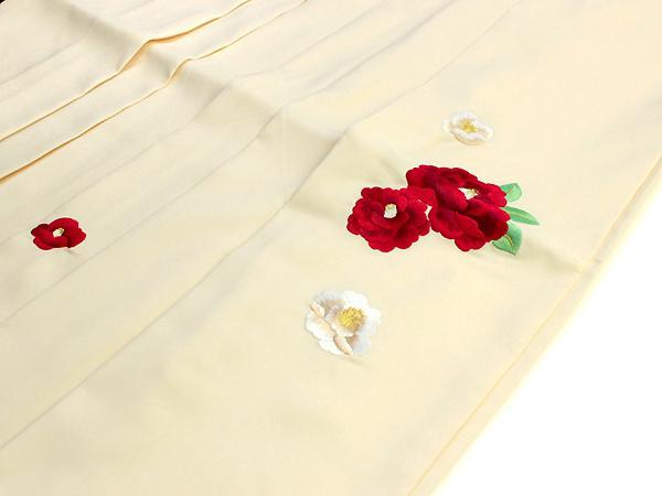 Women's Japanese Kimono Hakama Skirt Camellia Embroidery, Hakama Only