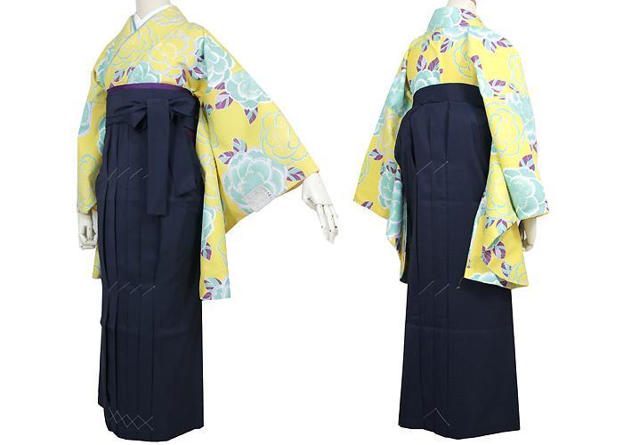 Women's Japanese Kimono Hakama Skirt Plain Polyester, Hakama Only