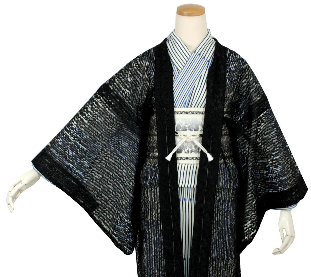 Women's Washable Japanese Kimono Jacket/Cardigan, Haori Coat-Lace