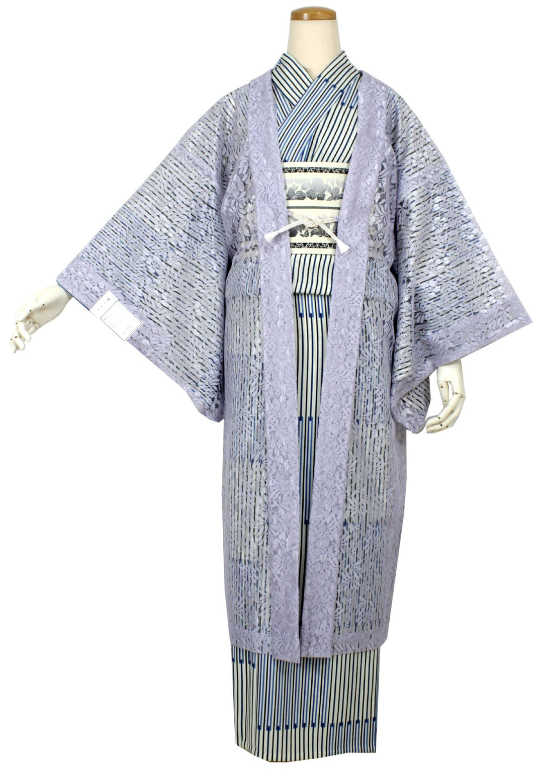 Women's Washable Japanese Kimono Jacket/Cardigan, Haori Coat-Lace