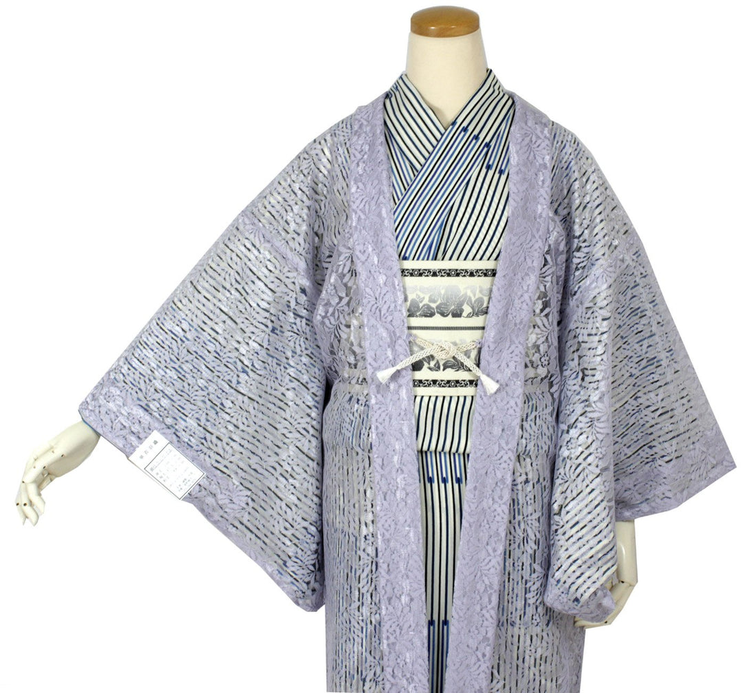 Women's Washable Japanese Kimono Jacket/Cardigan, Haori Coat-Lace