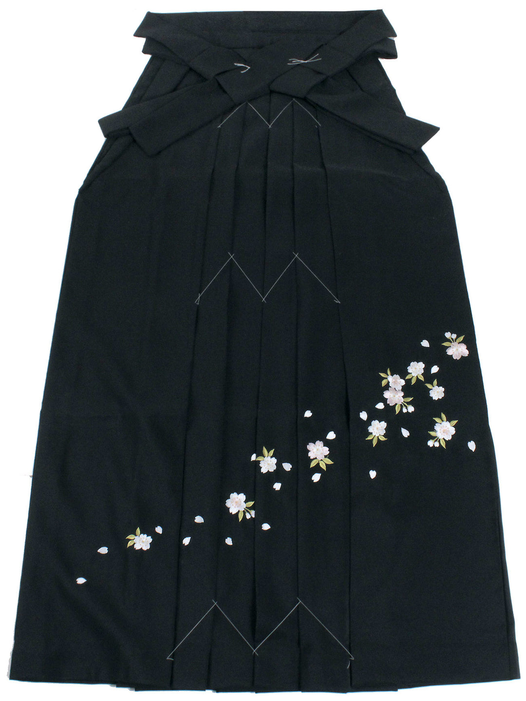 Women's Hakama Skirt Cherry Blossom Embroidery, Hakama Only