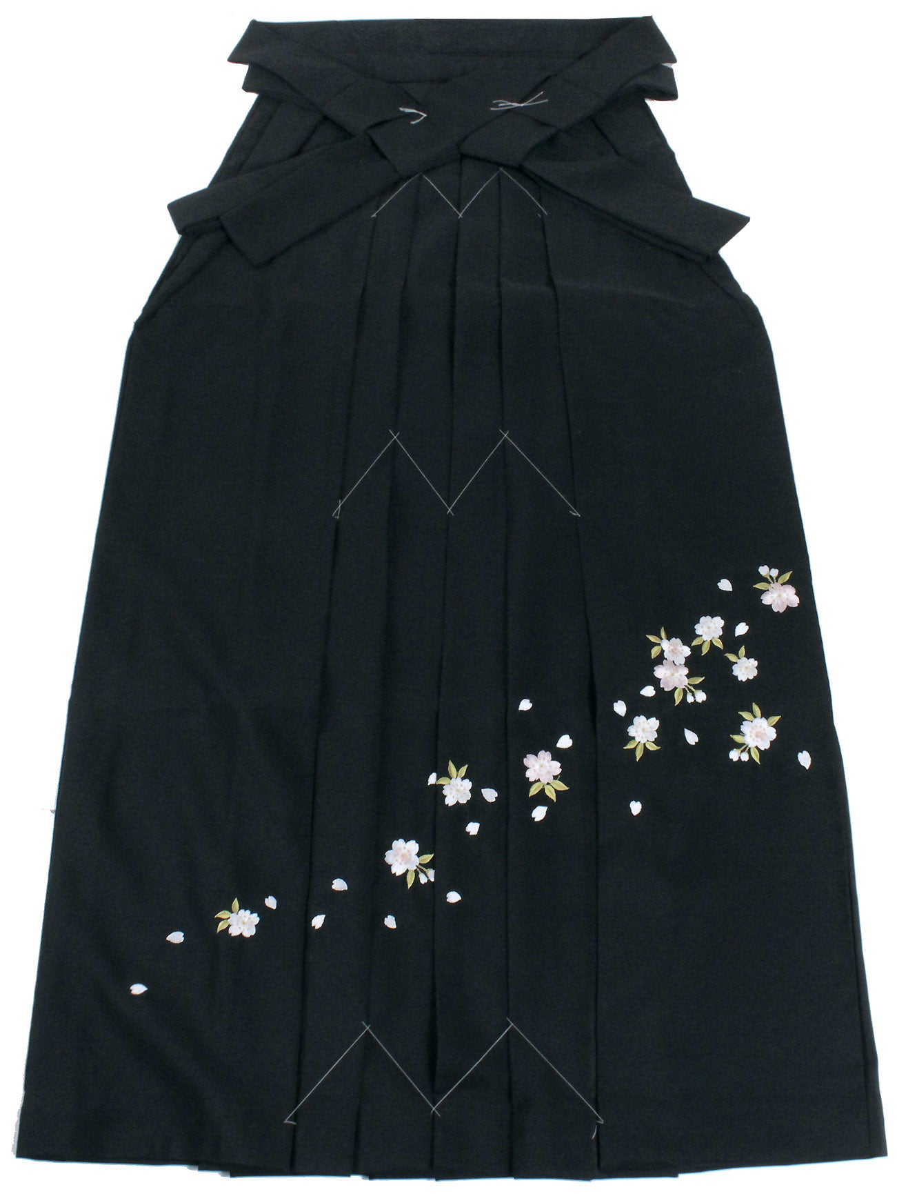 Hakama Robe Women's Hakama Skirt Cherry Blossom Embroidery, Hakama Only – Kyoto ...