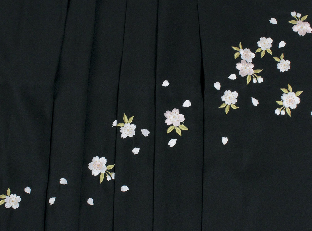 Women's Hakama Skirt Cherry Blossom Embroidery, Hakama Only