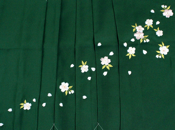 Women's Hakama Skirt Cherry Blossom Embroidery, Hakama Only