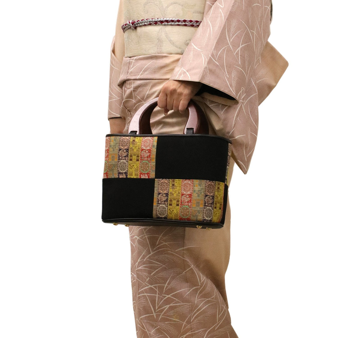 Japanese Kimono Silk Hand Bag - Tatsumura Textile