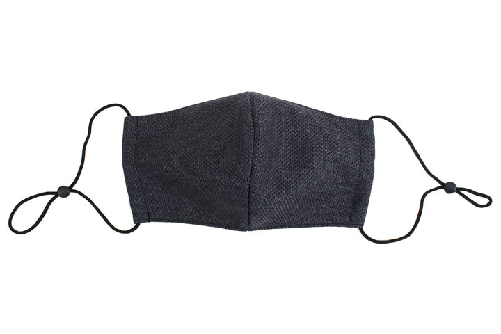 Reusable Easy Breathe Cotton Glitter Color Cloth Face Mask - Charcoal Gray Medium