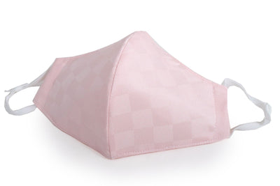 Reusable Washale Silk Cloth Face Mask Pink,3D shape,IROHIKARI