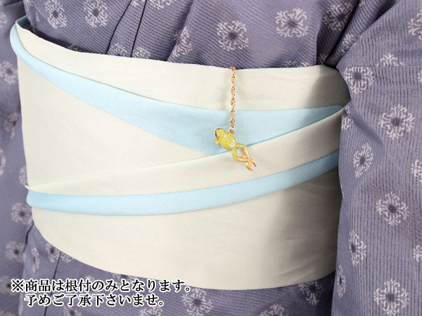 Netsuke, Japanese Kimono Accessary for Obi - Frog ,Suu Brand