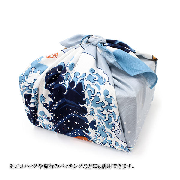 Furoshiki, Japanese Hokusai nami The Great Wave pattern