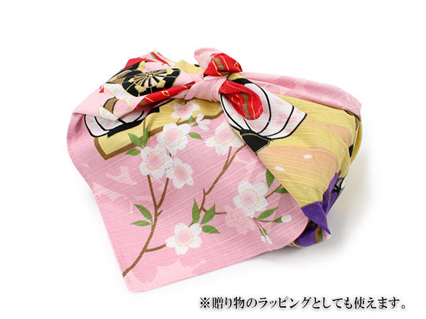 Small Furoshiki, Pink Hinamatsuri