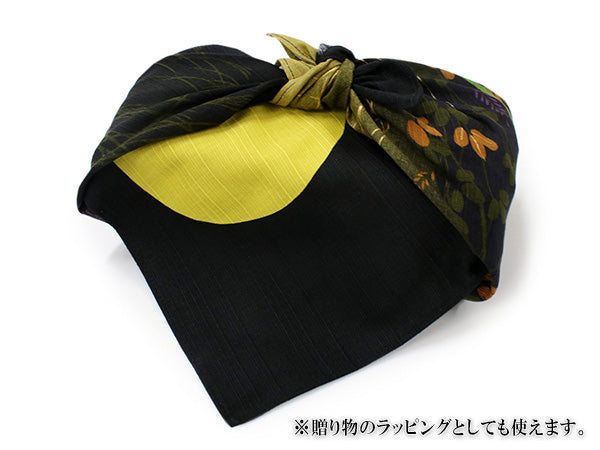 Small Furoshiki, Black Tsukimi Rabbits Moon