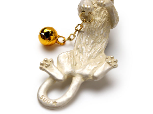 SUU Calico Cat NETSUKE; Japanese Traditional Accessary