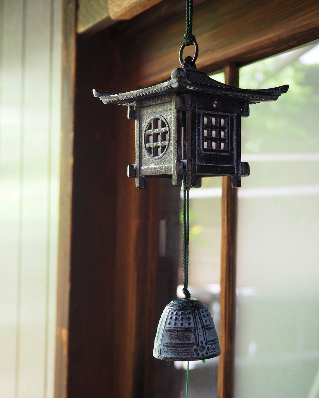 Furin,Japanese Wind Chime Nanbu Cast Iron Handcraft,Lantern and Small Bell