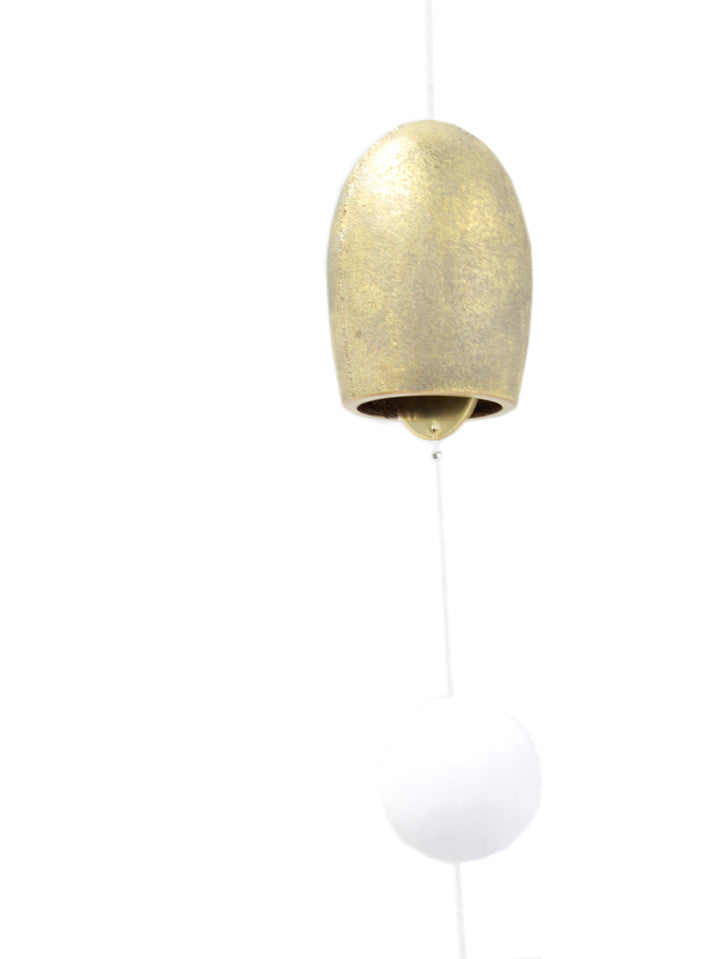 Furin,Japanese Wind Chime: TSUBOMI- Brass,Nosaku Brand