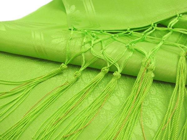 Girls' Shigoki Kimono Obi Sash Decoration - yellow green