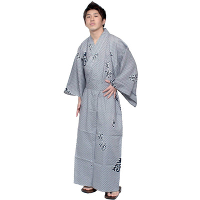 Men's Yukata Robe Japanese Summer Kimono -  Rook