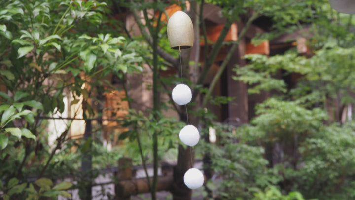 Furin,Japanese Wind Chime: TSUBOMI- Brass,Nosaku Brand