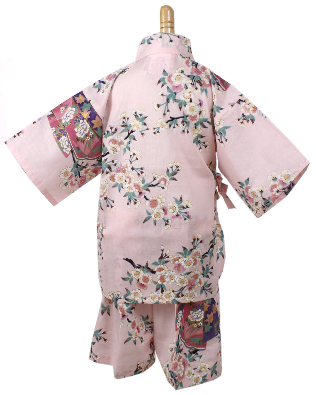 Girl's Jinbei : Japanese Traditional Clothes - Lovely "Maiko" Pink