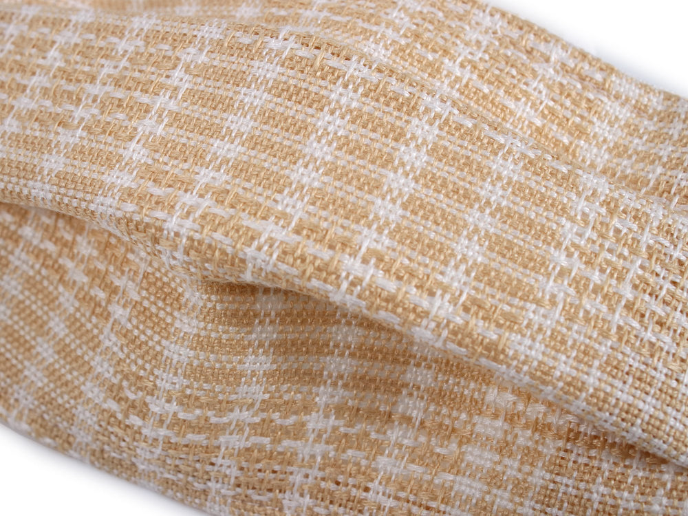 Reusable Washable Easy Breathe Japanese Linen x Silk Summer Mask - Beige