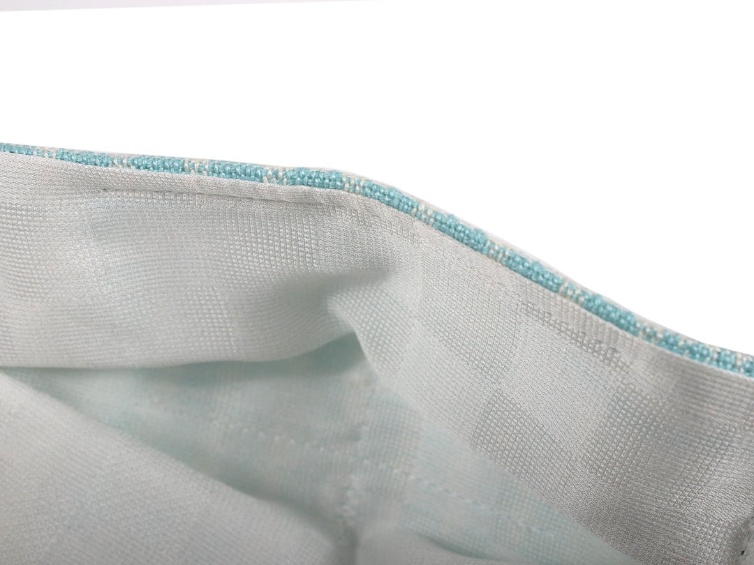 Reusable Washable Easy Breathe Japanese Linen x Silk Summer Mask - Mint Blue