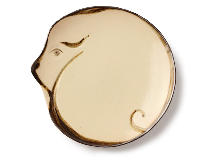 Kyo-yaki Ware Tiny plate series "Puppy" - 3 Plate SET