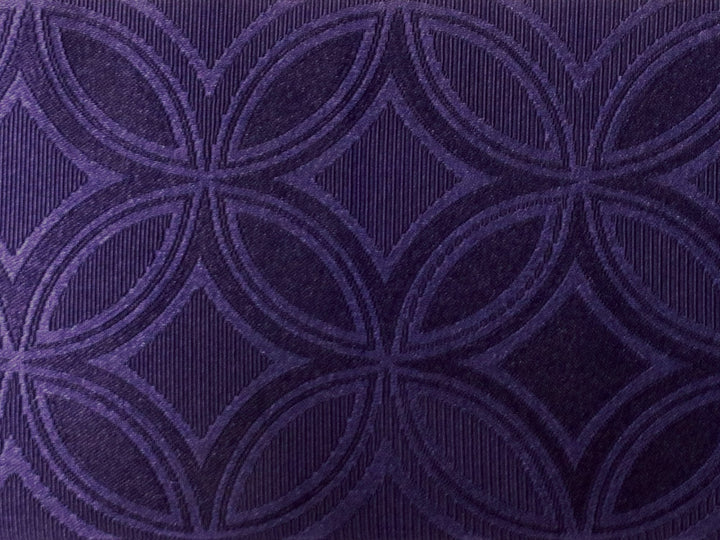 Women's Hanhaba-Obi for Japanese kimono/yukataUnlined Asanoha Violet Indigo