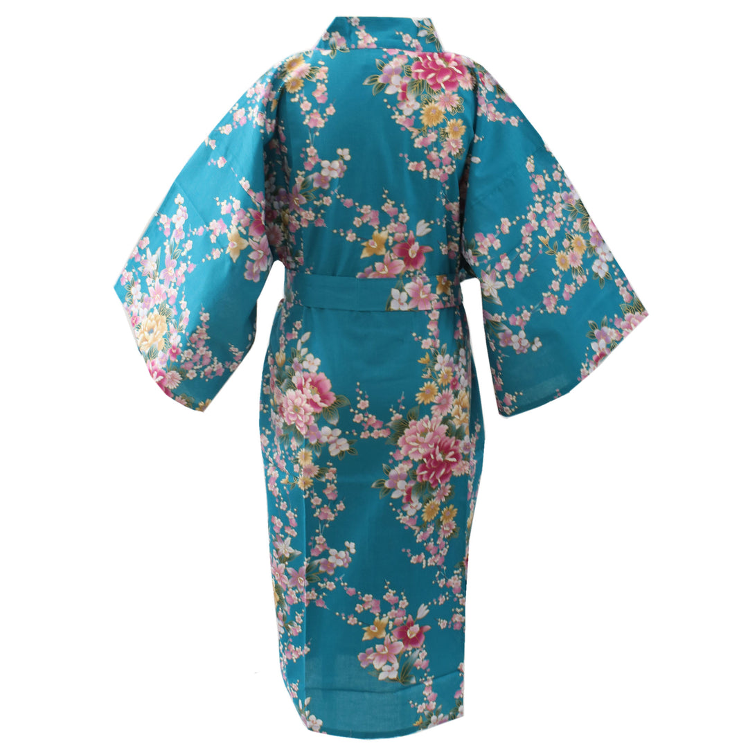 Yukata Japanese Happi Coat Set Of Happi Jacket, Obi Belt, And
