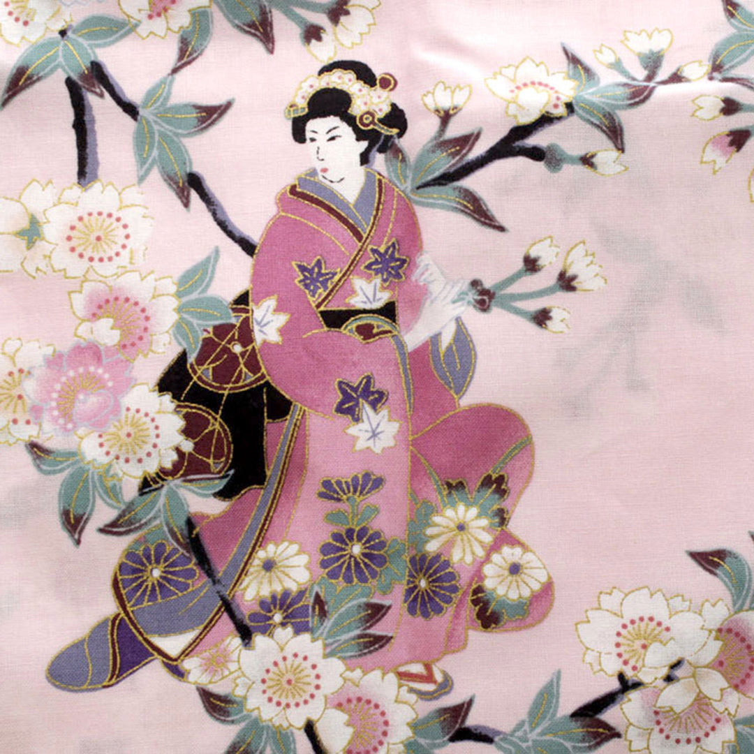 Girl's Easy Yukata / Kimono Robe : Japanese Traditional Clothes - Lovely "Maiko" Pink