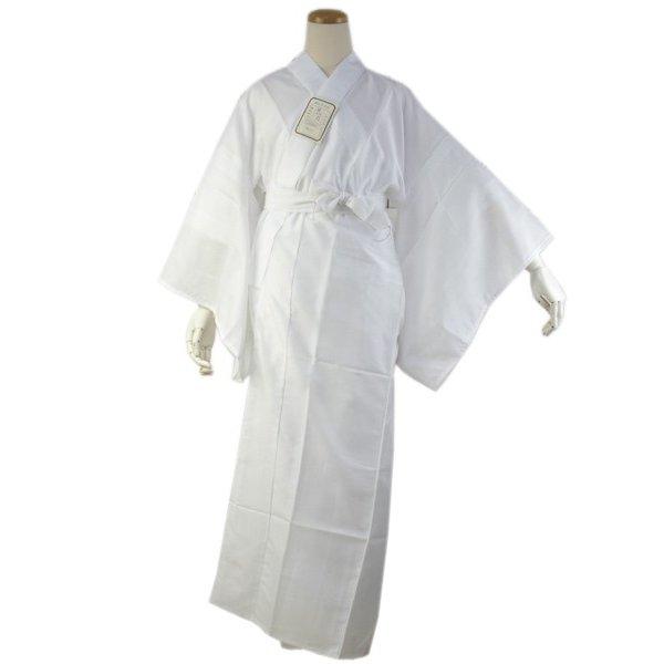 Women's Washable Nagajuban,Kimono Undergarment- Ro with Haneri Summer White