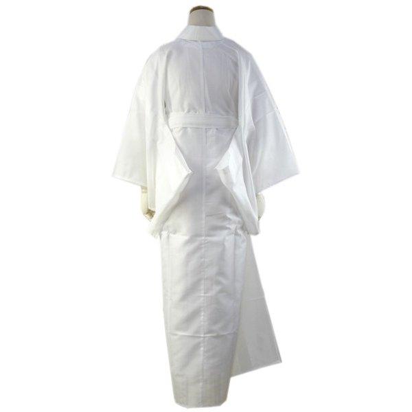 Women's Washable Nagajuban,Kimono Undergarment- Ro with Haneri Summer White