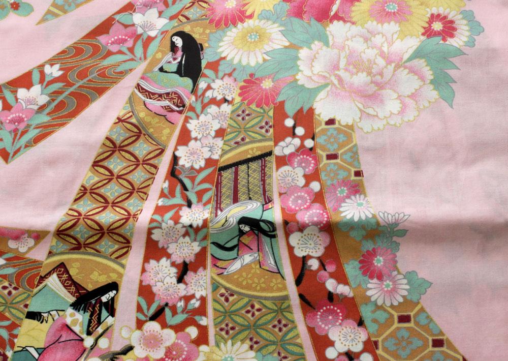 Girl's Easy Yukata / Kimono Robe : Japanese Traditional Clothes - Little Doll Pink